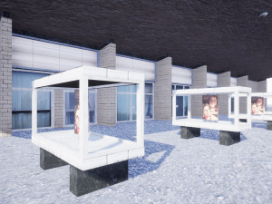 cinema kino international in berlin 3D Model