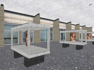 cinema kino international in berlin 3D Model