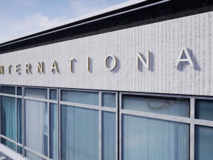 cinema kino international in berlin 3D Model