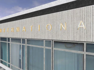 cinema kino international in berlin 3D Model