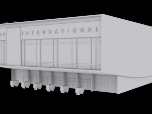 cinema kino international in berlin 3D Model