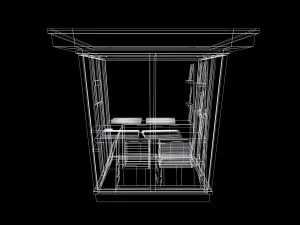 soviet newspapers kiosk souzpechat pbr 3D Model