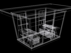 soviet newspapers kiosk souzpechat pbr 3D Model