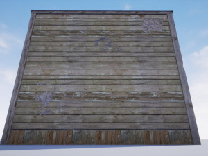 soviet residential wooden barrack 3D Модель