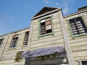 soviet residential wooden barrack 3D Модель
