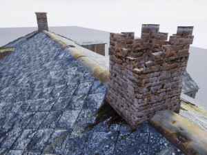 soviet residential wooden barrack 3D Модель