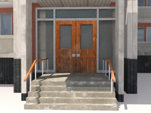 russian 22 storey apartment panel house 3D-Modell