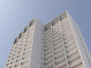 russian 22 storey apartment panel house 3D-Modell