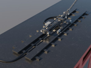 hong kong tram 9 different colors pbr 3D 模型