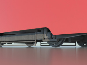 hong kong tram 9 different colors pbr 3D 模型