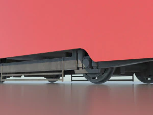 hong kong tram 9 different colors pbr 3D Model