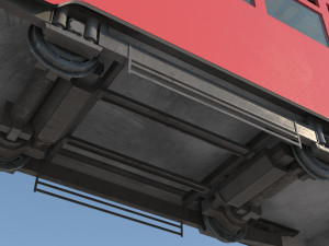 hong kong tram 9 different colors pbr 3D 模型