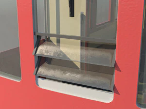 hong kong tram 9 different colors pbr 3D Model