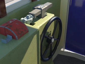 hong kong tram 9 different colors pbr 3D Model