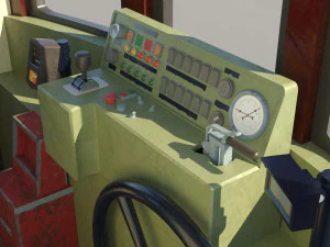 hong kong tram 9 different colors pbr 3D Model