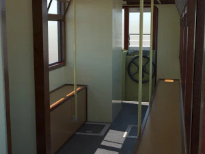 hong kong tram 9 different colors pbr 3D Model