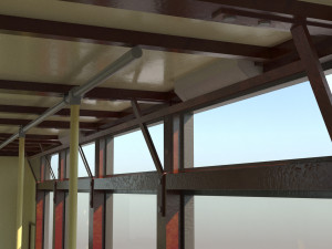 hong kong tram 9 different colors pbr 3D 模型