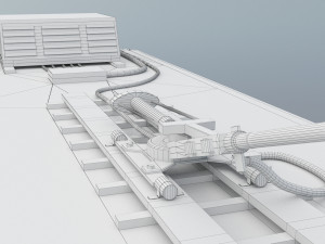 hong kong tram 9 different colors pbr 3D 模型