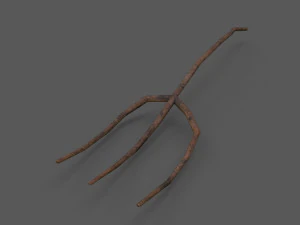 6 fourches de ferme m&eacute;di&eacute;vale pbr Modèle 3D