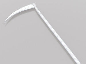 pack of 6 medieval farm scythe and sickles 3Dモデル