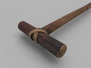 pack of 6 medieval shovels 3D Model