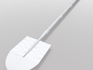 pack of 6 medieval shovels 3D Model