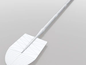 pack of 6 medieval shovels 3D Model