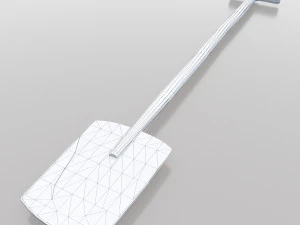 pack of 6 medieval shovels 3D Model