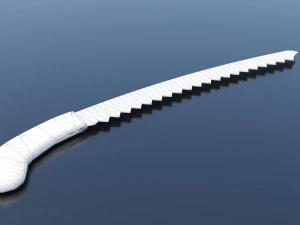 pack of 6 medieval saws and hacksaws 3D Model