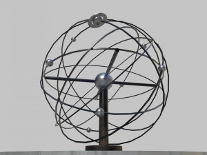 world clock berlin alexander platz 3D 模型