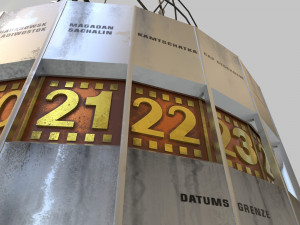 world clock berlin alexander platz 3D 模型