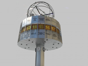 world clock berlin alexander platz 3D 模型