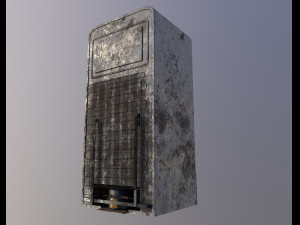 soviet vintage refrigerator zil moskva 9 color variants Modello 3D