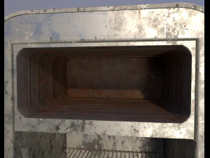 soviet vintage refrigerator zil moskva 9 color variants 3D Model