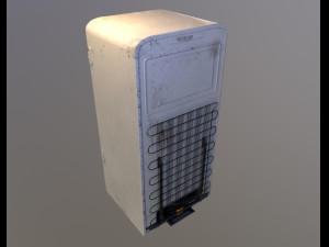 soviet vintage refrigerator zil moskva 9 color variants Modello 3D