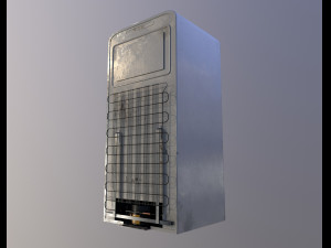 soviet vintage refrigerator zil moskva 9 color variants Modello 3D