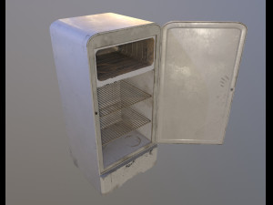 soviet vintage refrigerator zil moskva 9 color variants Modello 3D