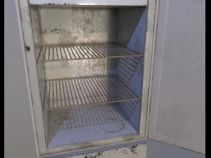 soviet vintage refrigerator zil moskva 9 color variants 3D Model