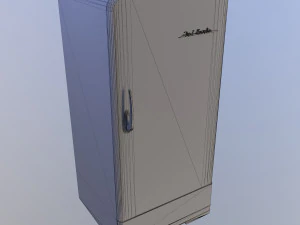 soviet vintage refrigerator zil moskva 9 color variants 3D Model