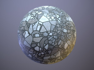 5 Various Vintage Terrazzo Floor Tiles CG Textures