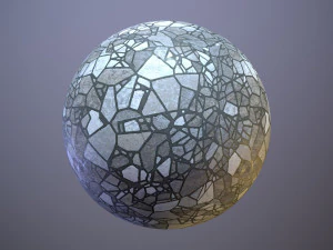 5 Various Vintage Terrazzo Floor Tiles CG Textures