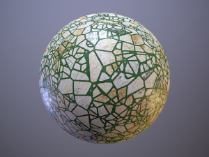 5 Various Vintage Terrazzo Floor Tiles CG Textures