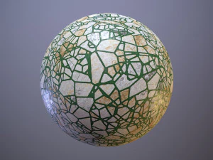 5 Various Vintage Terrazzo Floor Tiles CG Textures