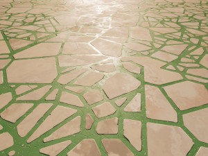 5 Various Vintage Terrazzo Floor Tiles CG Textures