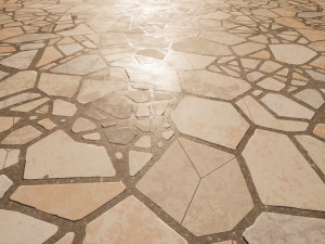 5 Various Vintage Terrazzo Floor Tiles CG Textures