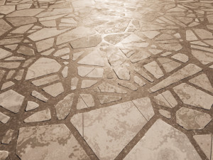 5 Various Vintage Terrazzo Floor Tiles CG Textures