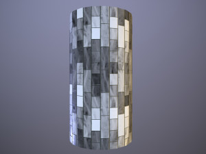 Decorative Rectangular Wall Tiles CG Textures