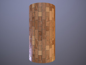 Decorative Rectangular Wall Tiles CG Textures