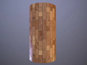 Decorative Rectangular Wall Tiles CG Textures