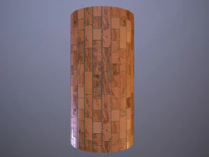 Decorative Rectangular Wall Tiles CG Textures